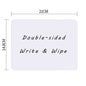 Melamine Double Sided Dry Erase Lapboard Educational Toy 30cm 2