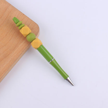 Colored Silicone Beaded Pens Handmade Office School Supplies Set 19