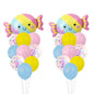 Candy Donuts Foil Balloon Set Party Decoration 1Set