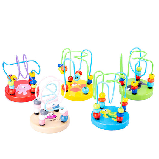 Wooden Bead Maze Educational Activity Toy for Toddlers