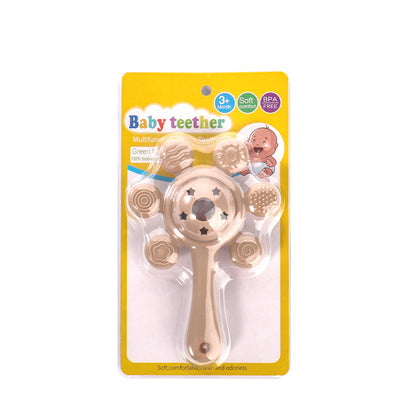 Silicone Teething Toy Palm Rattle Baby Teether 10 Pack 6