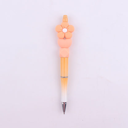Daisy Flower Silicone Beaded Pens Ballpoint Novelty Handmade Gift 17