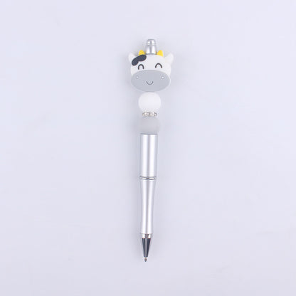 Cartoon Animal Silicone Beaded Pens Handmade Novelty Pen Gift 10