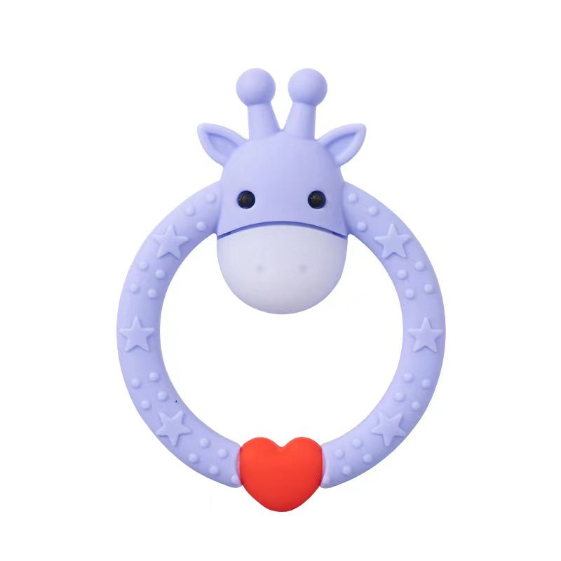 Cartoon Round Deer Silicone Teething Toy for Baby 6