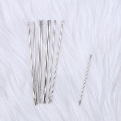 50Pcs Beadable Ballpoint Pens Stainless Steel Wire Replacement DIY 3
