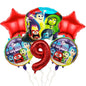 Inside Out Foil Balloon Set Kids Birthday Party Decoration 5pcs 10pcs 22