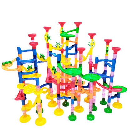 Plastic Marble Run Assembled Three-Dimensional Track Toy 24.5cm