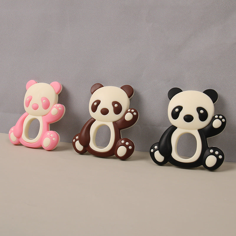 Panda Silicone Teething Toy Baby Teether 5 Pieces Set 3