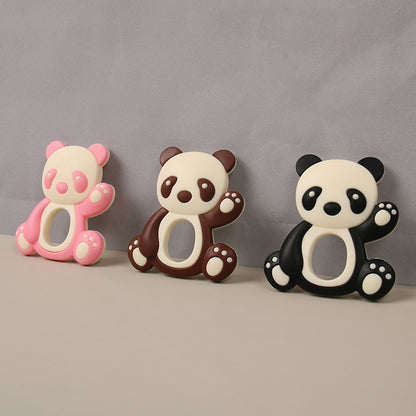 Panda Silicone Teething Toy Baby Teether 5 Pieces Set 3