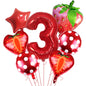 Strawberry Foil Balloon Set Party Decoration 32 Inch 8