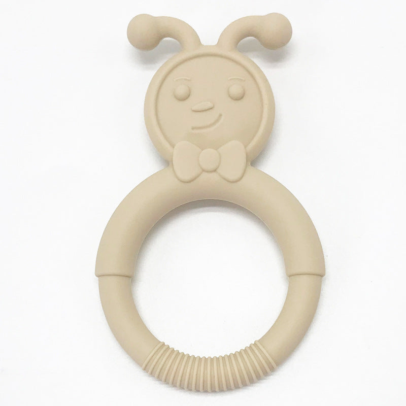 Silicone Baby Teether Bow Shape Soft Teething Toy 2 Pack 4