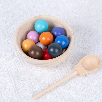 Wooden Color Classification Montessori Toys Sorting Toy 26x22cm 4