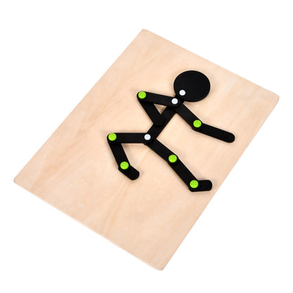 Wooden Montessori Toys Sports Little People Fine Motor Skills 5