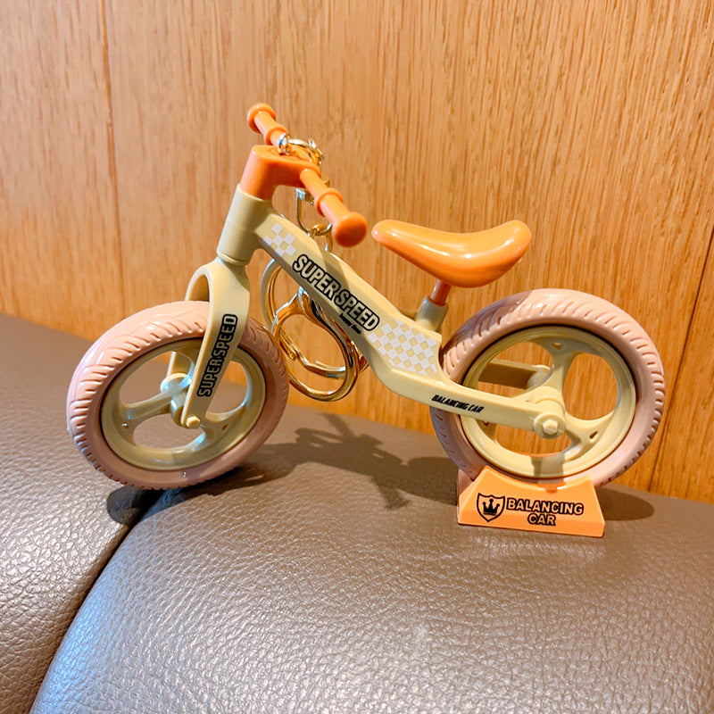 Bicycle Plastic Keychain Cute Mini Bike Charm Accessory 5