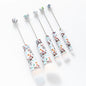 5Pcs Halloween Christmas Beadable Makeup Brush Set DIY Craft Supplies 11