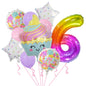 Cupcake and Number 3 Foil Balloons Birthday Party Decoration Set 19
