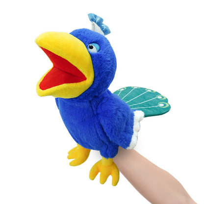 Plush Parrot Hand Puppet Pretend Play Toy 40cm 7