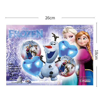 Cartoon Character Foil Balloon Set Kids Party Decoration 2 Sets 3