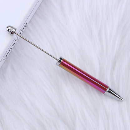 UV Electroplating Rainbow Color Beadable Ballpoint Pens DIY Craft Supplies 8