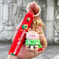 Cartoon Snowman PVC Keychain Christmas Holiday Charm 16