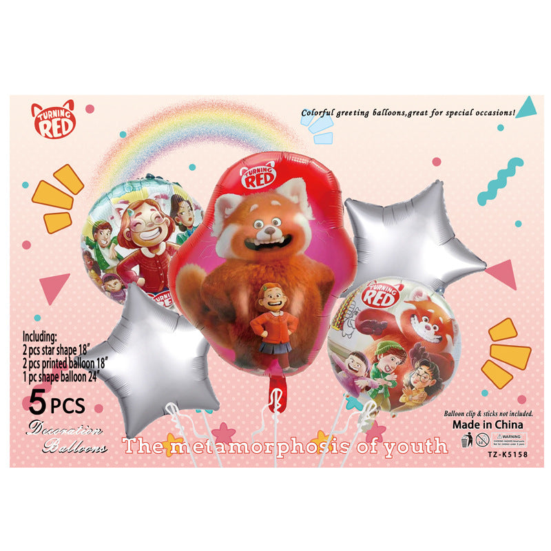 Cartoon Character Foil Balloon Set Kids Party Decoration 2 Sets 66