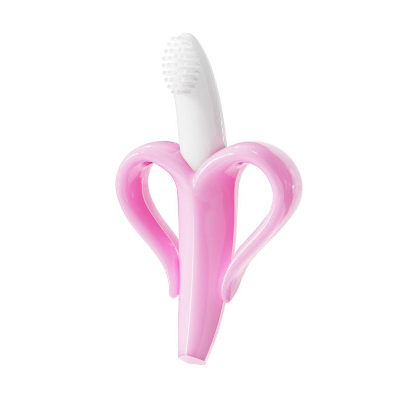 Silicone Banana Shape Teething Toy with Suction Cup for Baby 7