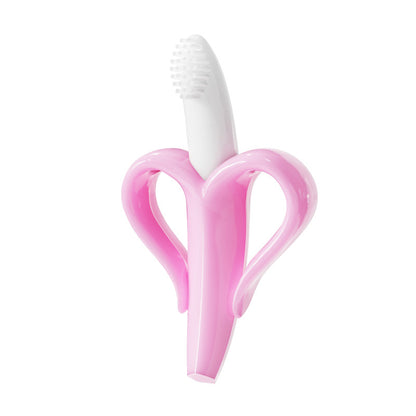 Silicone Banana Shape Teething Toy with Suction Cup for Baby 7