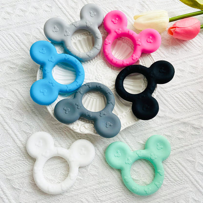 Silicone Mickey Ear Shaped Teething Toy for Baby 4