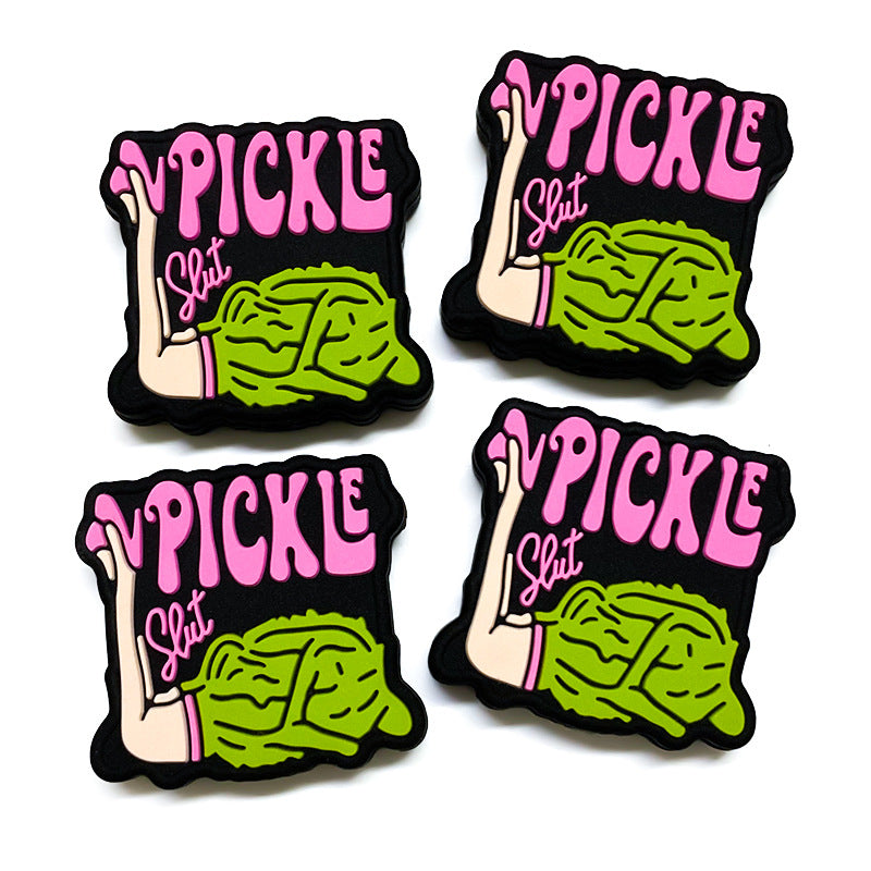 20Pcs Silicone Focal Beads Food Theme Polychrome Design 3