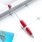 Portable Metal Beadable Pen Keychain Ballpoint Pens DIY Craft Supplies 10
