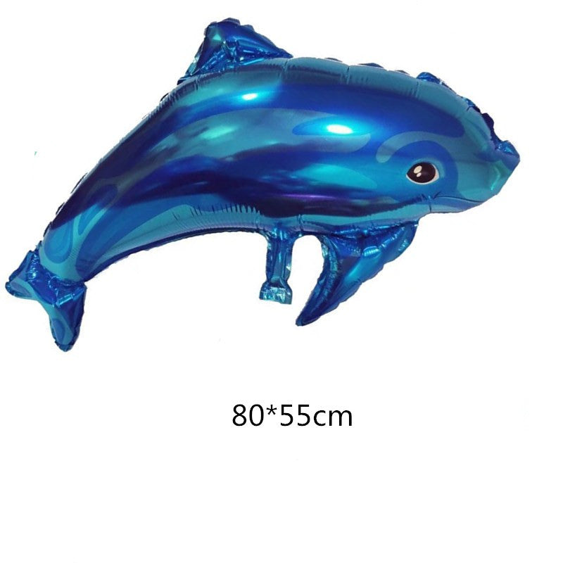 Marine Fish Foil Balloon Set Party Decoration 5pcs 25