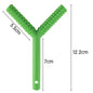 Orthodontic Y Shaped Silicone Teether Toy for Babies 7