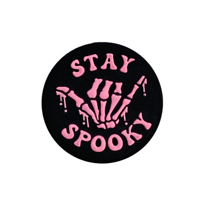 20Pcs Silicone Focal Beads Ghost Finger With Dripping Bones and Text 3