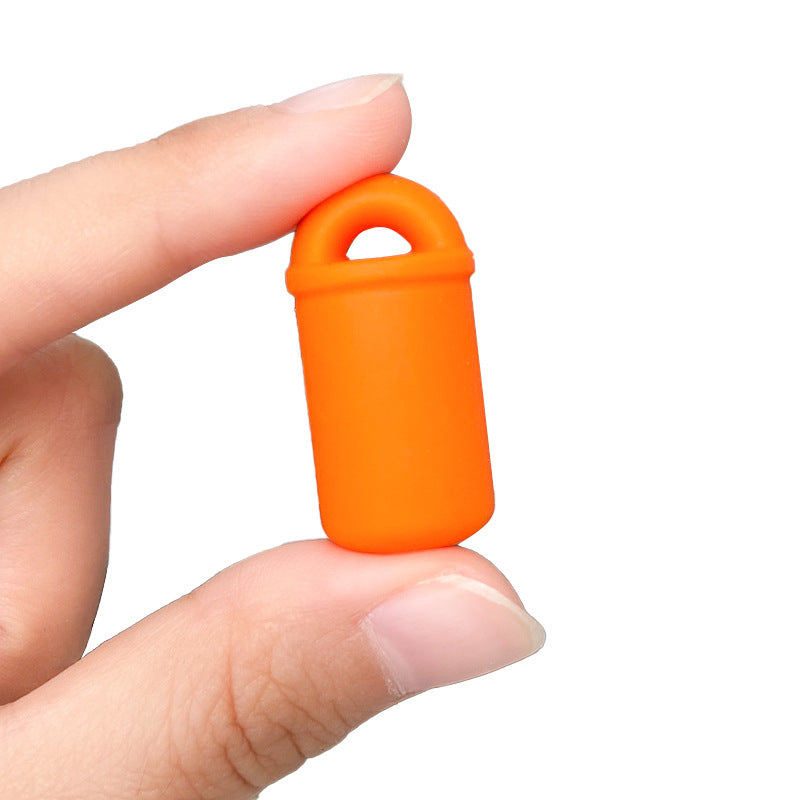 100pcs Silicone Focal Beads Cup Shape Rounded Top 3