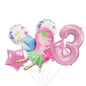 Elf Fairy Princess Foil Balloon Set Birthday Party Decoration 6