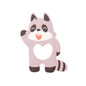 Silicone Animal Shaped Baby Teething Toys 10 Pcs Set 7