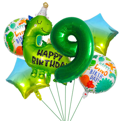 Dinosaur Foil Balloon Set Birthday Party Decoration 1Set 11