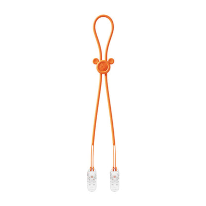 Silicone Baby Teether Anti Loss Rope with Clip 42.5cm 16