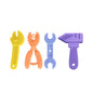 Silicone Teether Tool Set Hammer Wrench Pliers Chew Toy for Baby 4