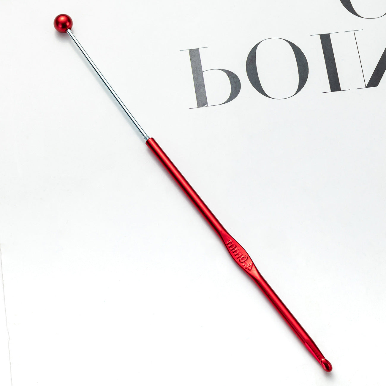 Beadable Crochet Hooks Metal DIY Craft Tool 3.0mm-6.0mm Sizes 13