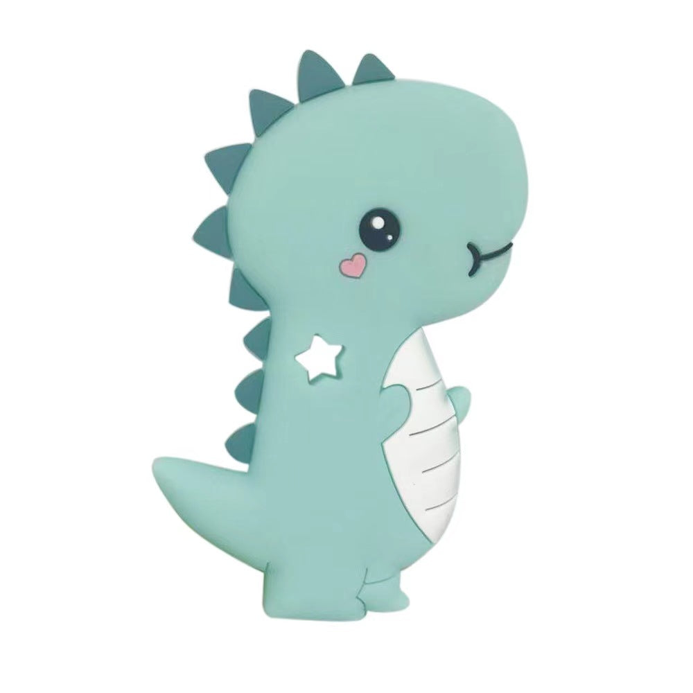 Cartoon Dinosaur Silicone Teething Toy for Baby 2