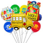 Back to School Cartoon Foil Balloon Set Party Decoration 6
