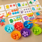Wooden Number Pairing Montessori Toys Educational Sorting Toy 2