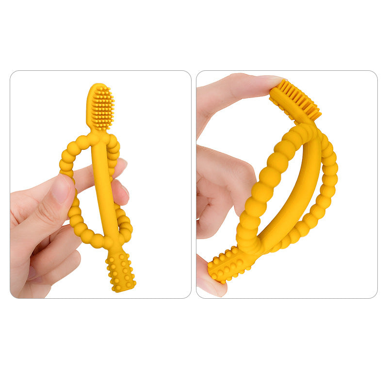 Silicone Teething Toy Baby Can Brush Teeth Grinding Stick 4