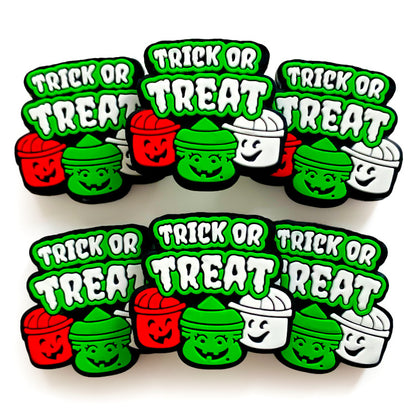 20Pcs Silicone Focal Beads Cartoon Triple Bucket Design 5