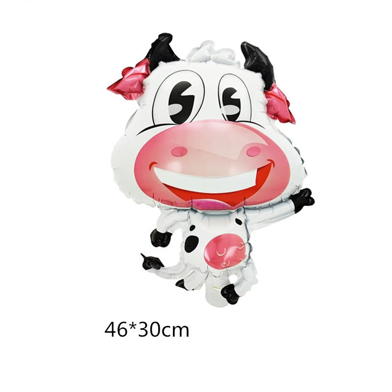 Mini Animal and Cartoon Foil Balloon Set Party Decoration 5pcs 19
