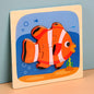 Wooden 3D Animal Puzzle Educational Toy for Kids 15cm 10