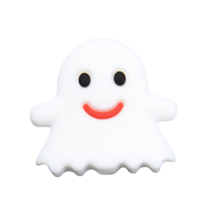 10pcs Silicone Focal Beads Halloween Ghost Bat Skull Pumpkin Designs 37