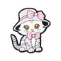 Silicone Focal Beads Round Ear Cat Wearing Hat Accessories 6