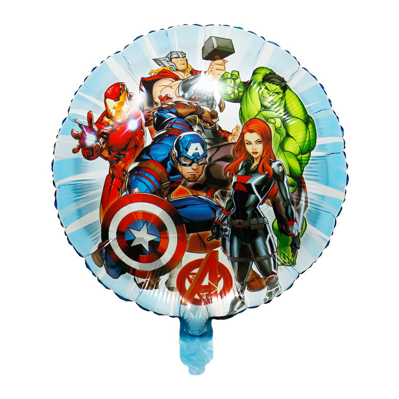 Superhero Round Foil Balloons Party Decoration 50pcs 18 Inch 5